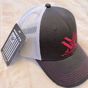 NWT * Vortex Ladies Trucker Hat Pink and Gray